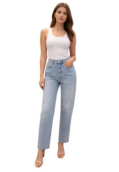 People Women's Jeans  Leg Wide In Blue