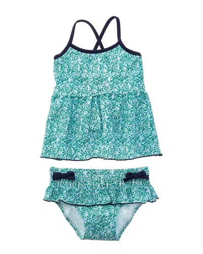 Pepa London Kids' 2pc Adelaide Floral Swim Set In Green