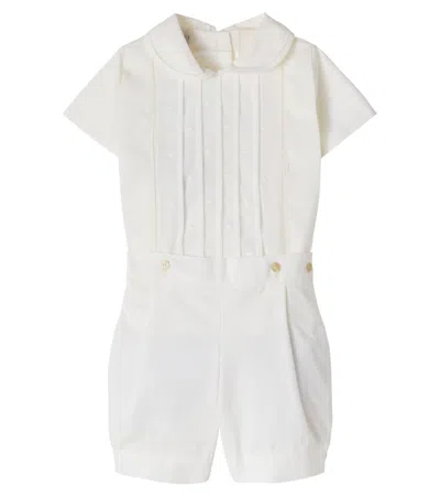 Pepa London Baby Polka-dot Shirt And Shorts Set In Multi