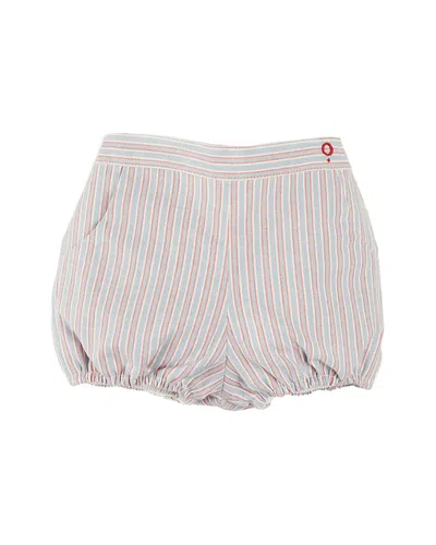 Pepa London Beaufort Striped Button Detail Bloomer In Multi