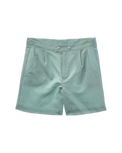 Pepa London Kids' Celebration Linen-blend Short In Blue