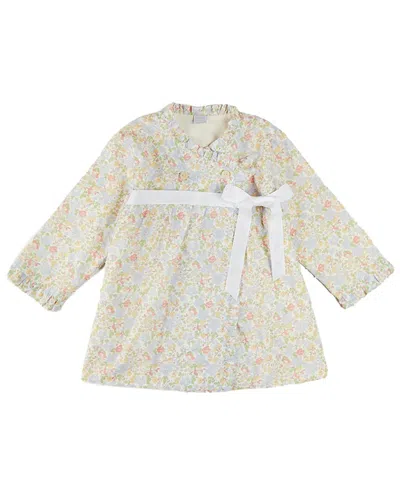 Pepa London Clara Floral Bow Detail Dressing Gown In Neutral