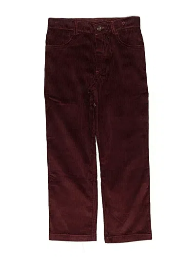 Pre-owned Pepa London Kids' Cord Pant In Burgundy