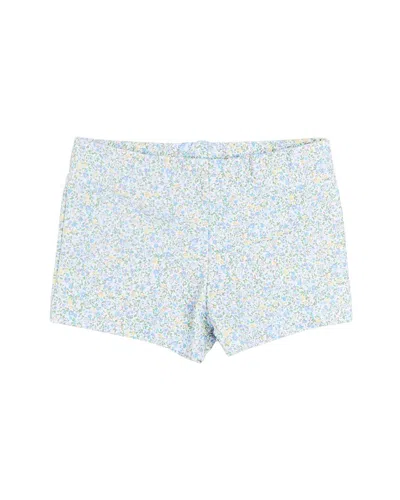Pepa London Kids' Floral Swim Short In Blue