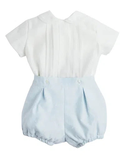Pepa London Kids' Peter Pan Collar 2pc Set In Multi