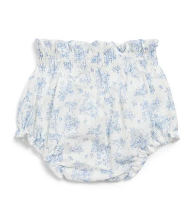 Pepa London Kids'  Toile Audrey Bloomers In White