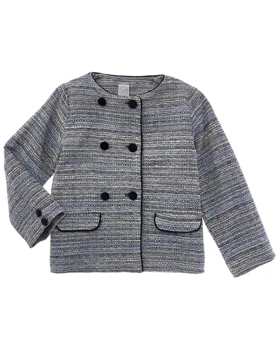 Pepa London Kids' Walton Boucle Jacket In Gray