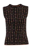 Pepa Pombo Amina Printed Top In Brown
