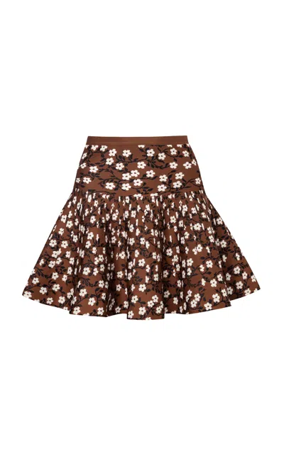 Pepa Pombo Batticuore Mini Skirt In Brown