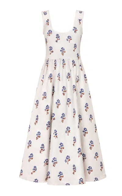 Pepa Pombo Cerezo Maxi Dress In Grey