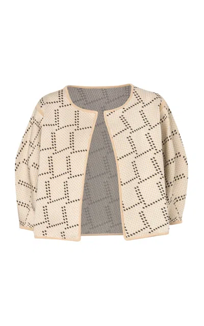 Pepa Pombo Chiaro Di Luna Jacket In White