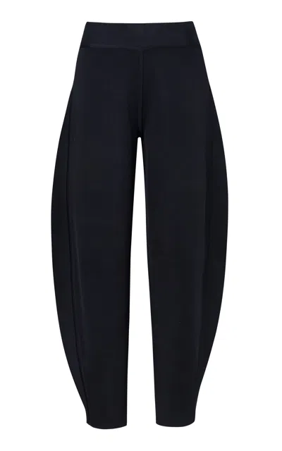 Pepa Pombo Edge Straight Leg Pants In Black