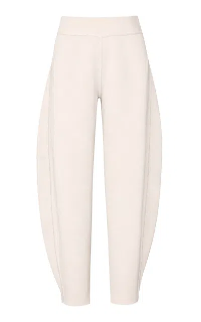 Pepa Pombo Edge Straight Leg Pants In White