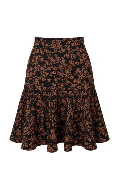 Pepa Pombo Fantasia Mini Skirt In Brown