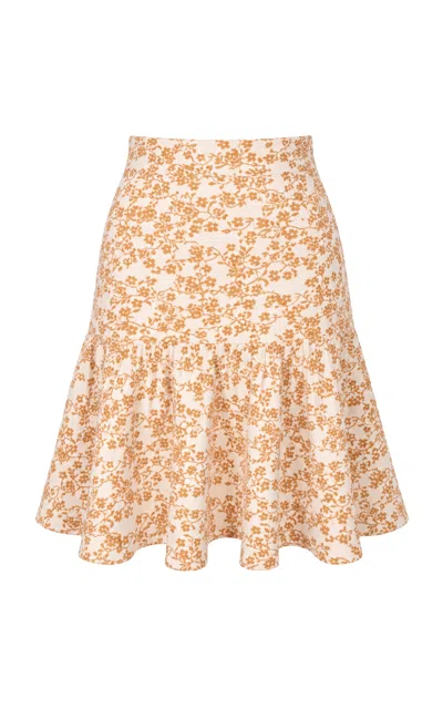 Pepa Pombo Fantasia Mini Skirt In Neutral