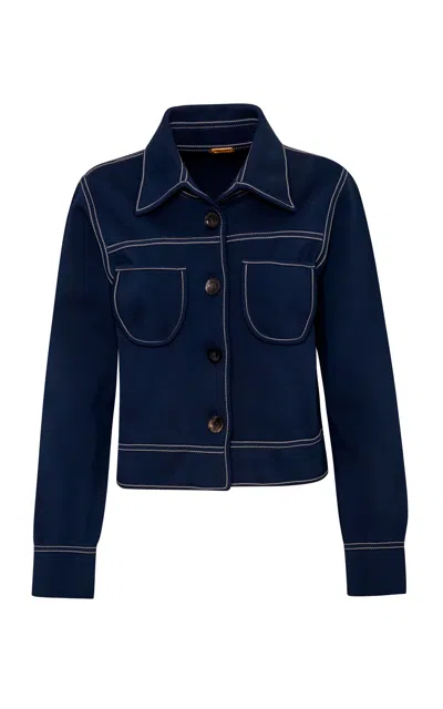 Pepa Pombo Hutton Boxy Jacket In Blue
