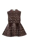 Pepa Pombo Kai Peplum Top In Brown