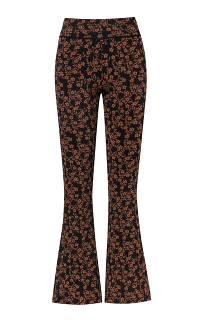 Pepa Pombo Lago Flare Pants In Multi