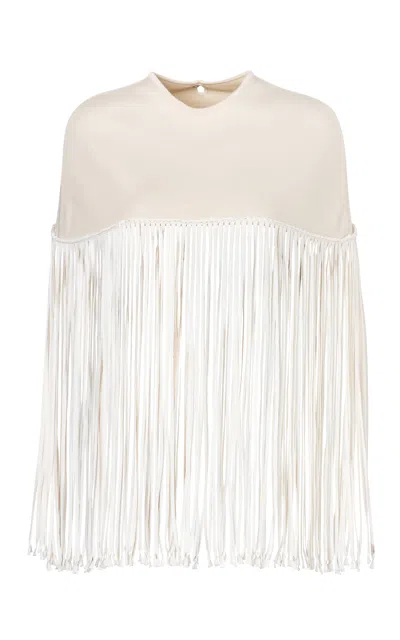 Pepa Pombo Libertá Cape In White