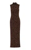 Pepa Pombo Liberty Printed Maxi Dress In Brown