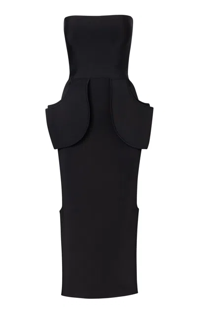 Pepa Pombo Nebbia Maxi Dress In Black