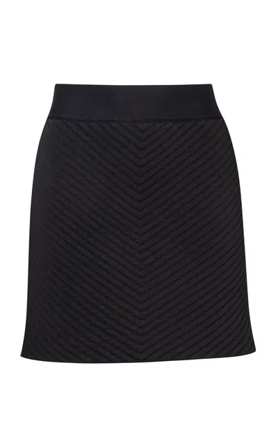 Pepa Pombo Neroni Reversible Mini Skirt In Black