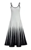 Pepa Pombo Parisi Flared Maxi Dress In White