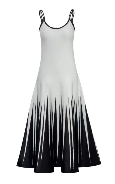 Pepa Pombo Parisi Flared Maxi Dress In White