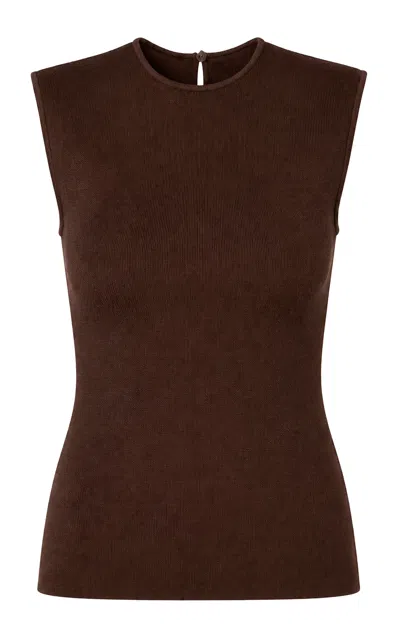 Pepa Pombo Plaza Top In Brown