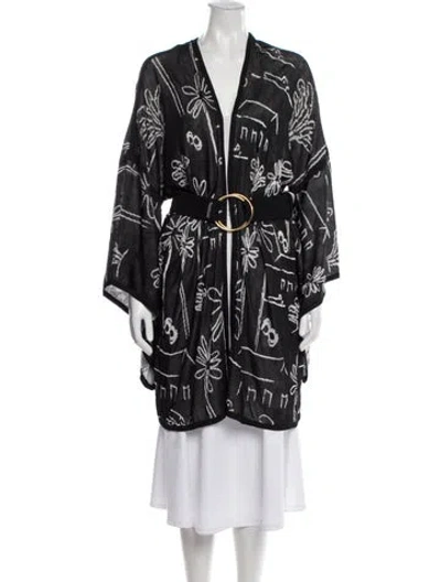 Pre-owned Pepa Pombo Printed Coat In Multi