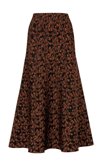 Pepa Pombo Ragazza Maxi Skirt In Black