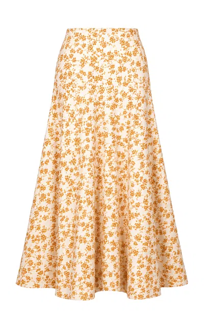 Pepa Pombo Ragazza Maxi Skirt In White