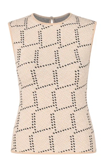 Pepa Pombo Rosso Top In Neutral