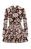 Pepa Pombo Sena Floral Top In Brown