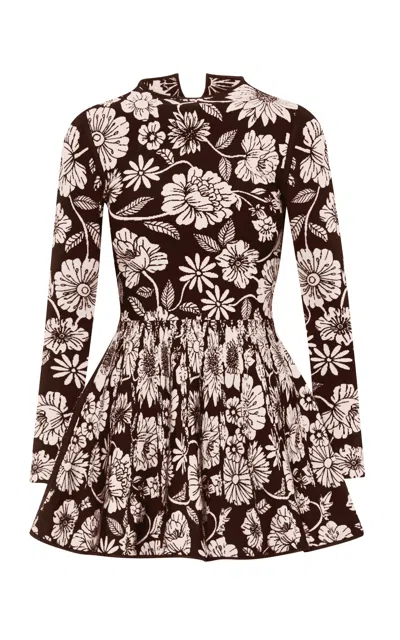 Pepa Pombo Sena Floral Top In Brown