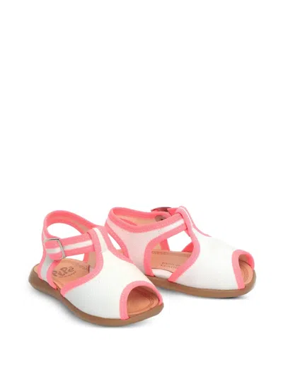 Pèpè Babies' Buckle Sandals In White