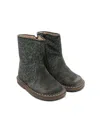 Pèpè Contrast-panel Ankle Boots In Green