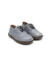 Pèpè Dusty Leather Brogues In Blue