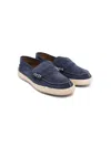 Pèpè François Suede Penny Loafers In Blue