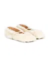 Pèpè Fur Detail Slippers In Multi