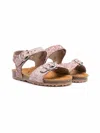Pèpè Glitter Buckle-fastening Sandals In Pink