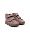 Pèpè High-top Touch-strap Sneakers In Brown