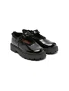 Pèpè Ingrid Leather Ballerina Shoes In 黑色