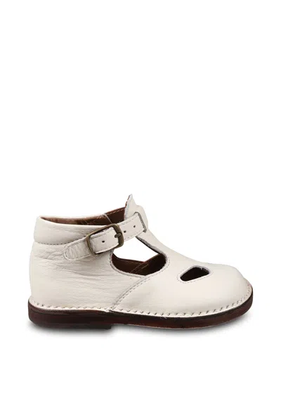Pèpè Kids' Ivory Shoes For Girl In White