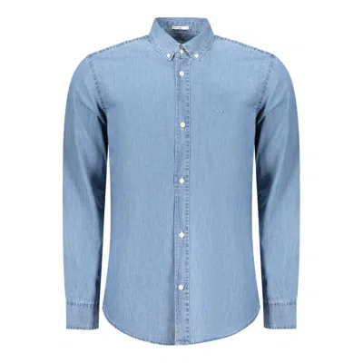 Pepe Jeans Azzurro Cotton Men Shirt In Blue