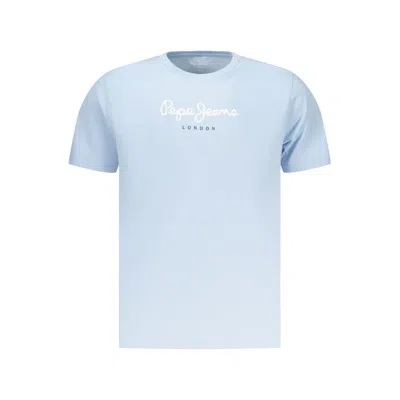 Pepe Jeans Azzurro Cotton Mens T-shirt