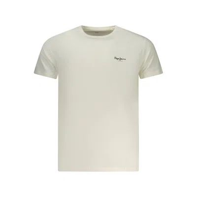 Pepe Jeans Bianco Cotton Men T-shirt In White