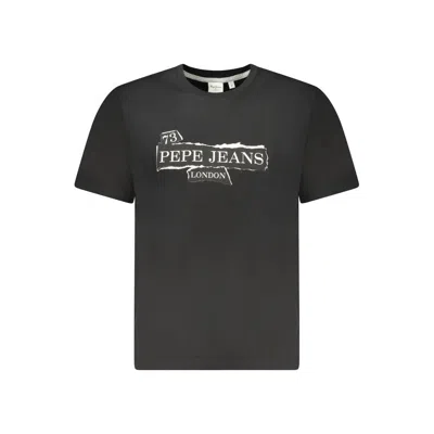 Pepe Jeans Black Cotton Men's T-shirt