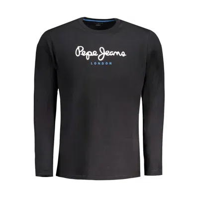 Pepe Jeans Black Cotton Men T-shirt