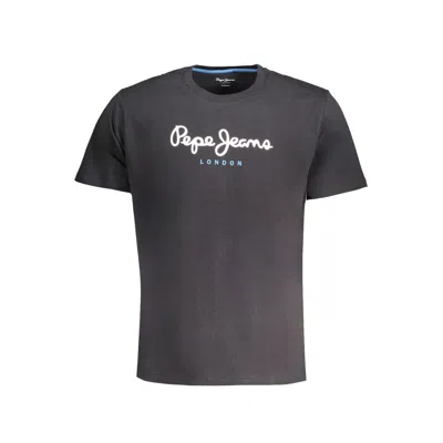 Pepe Jeans Black Cotton T-shirt